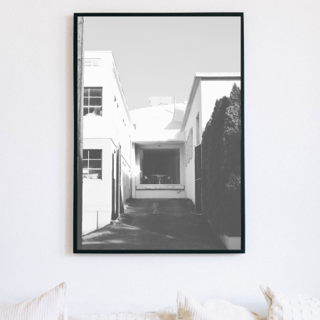 Black and White SE Portland Building