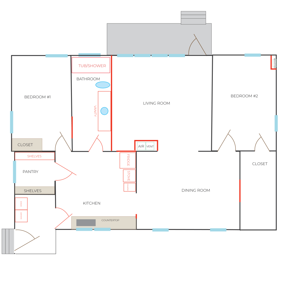 Barlow Blue Floor plan change after