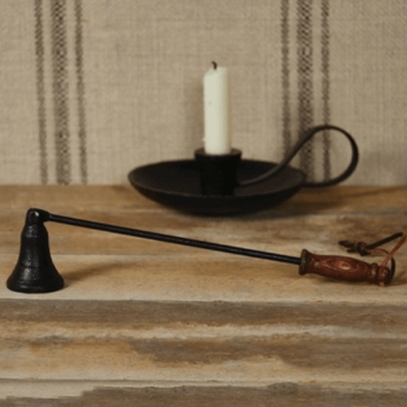 Snuffer: Colonial Black Iron and Wood