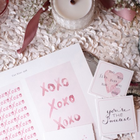 Freebie Valentine's Day Watercolor Printable | Digital Download