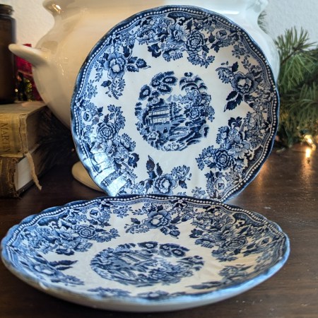 Churchill Tonquin Blue Teacup Saucer