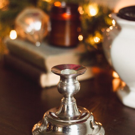 Silverplated Candlestick