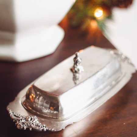 Wallace Baroque Butter Dish