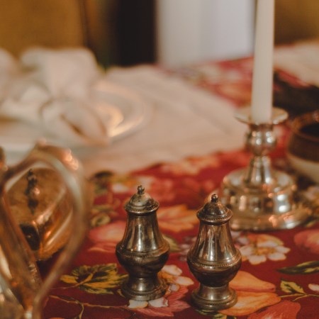 Silverplated Salt & Pepper Shakers